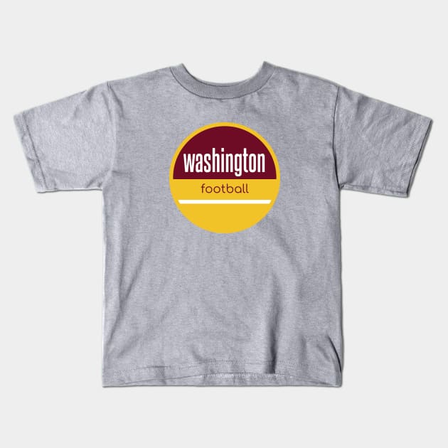 washington redskins football Kids T-Shirt by BVHstudio